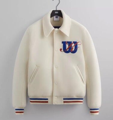 Kith for Wilson Coaches Jacket in Nano Men's Size XL Italian Wool