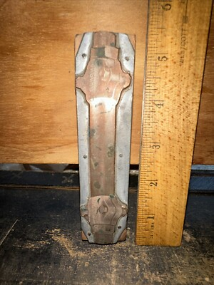 #ad Printing Block Old Water Pipe ?? Copper Face Print Block Axel?? $17.60