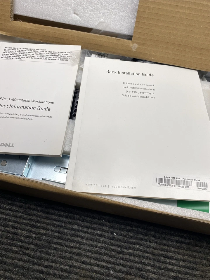 Dell PowerEdge Mounting Kit RCKRL, R/V, 2U, SL V4 Server Rail - 0FN360 - Image 4 of 4