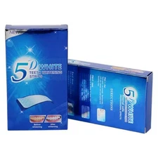 5D Teeth Whitening Strips - 28 applications (4 weeks of treatment)