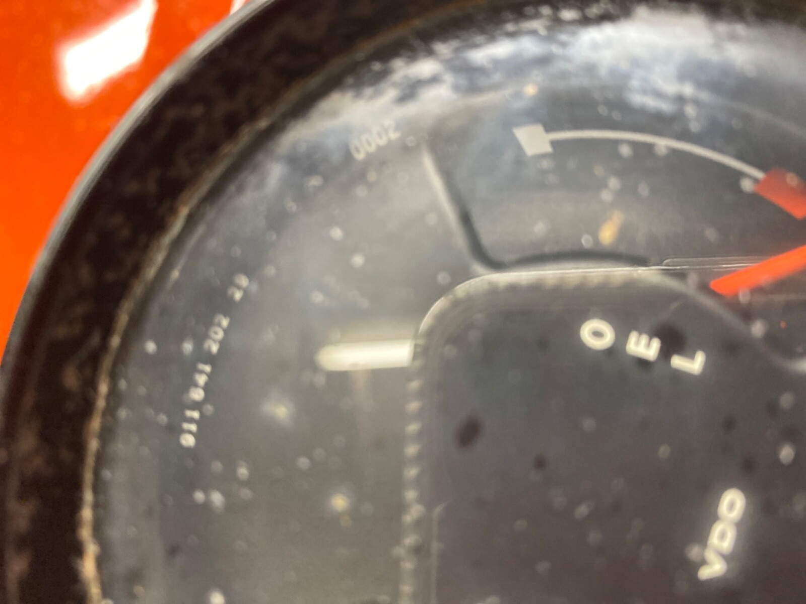 Porsche 911 930 Fuel Oil Combo Gauge VDO p/n 91164120229 (19741989