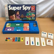 Vtg 1971 SUPER SPY The Electric Alarm Board Game - Milton Bradley - VERY GOOD