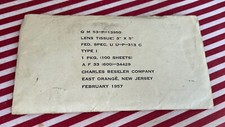 Vintage Charles Beseler Company envelope Lens Tissue Type 1 dated February 1957