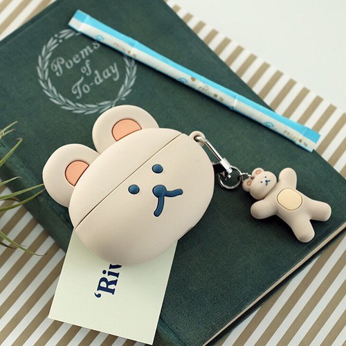 DONATDONAT Bear Case for Airpods 3 Cute Airpods Case - Picture 5 of 13