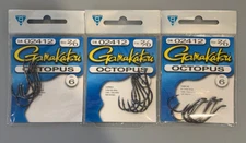 3 Packs Gamakatsu Octopus Hooks 2/0 02412
