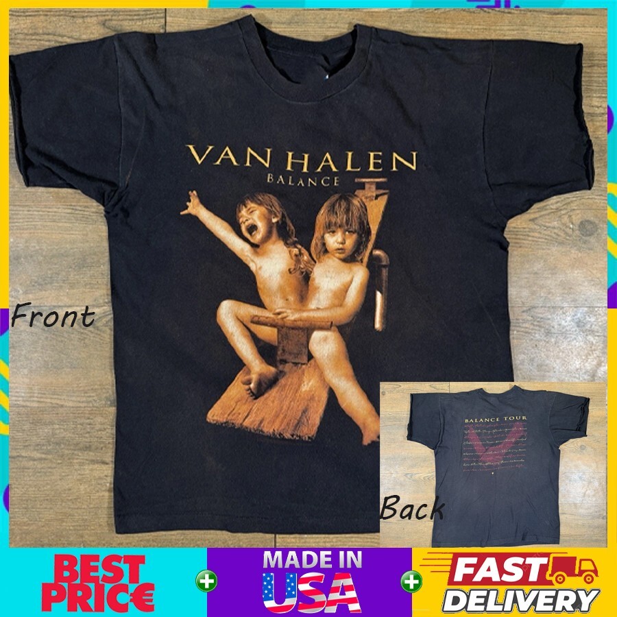 ALTRA HOT Vintage Van Halen Band Tee Tour T Shirt Ristampa Unisex Taglia S 4XL Regalo Fan