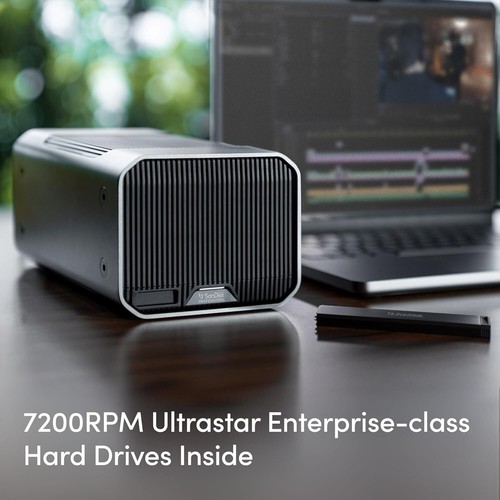 SanDisk Professional 24TB GRAID Mirror 2 Bay RAID Array 2 x 12TB Thunderbolt 3 - Picture 3 of 8