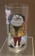 1950s Osborne Kemper Thomas Highball Cocktail Glass Libby Bar Humor