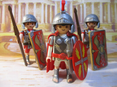 Figurines Playmobil Romains / Légionnaires / Centurions D'occasion - Lot à Compléter