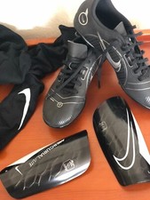 Nike Vapor 14 Club FG/MG Black Silver Soccer DJ2903-007 Men's Size 4.5 Women 6