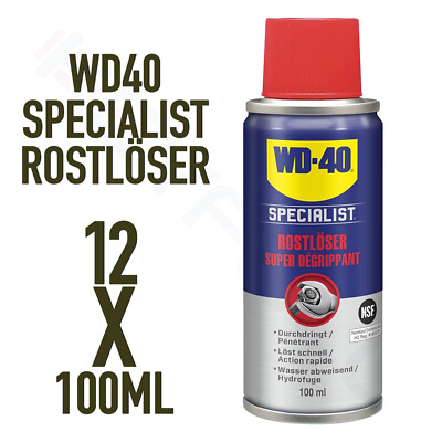 WD-40 SPECIALIST 12x 100ml RUST REMOVER RUST REMOVER RUST REMOVER CREEP OIL