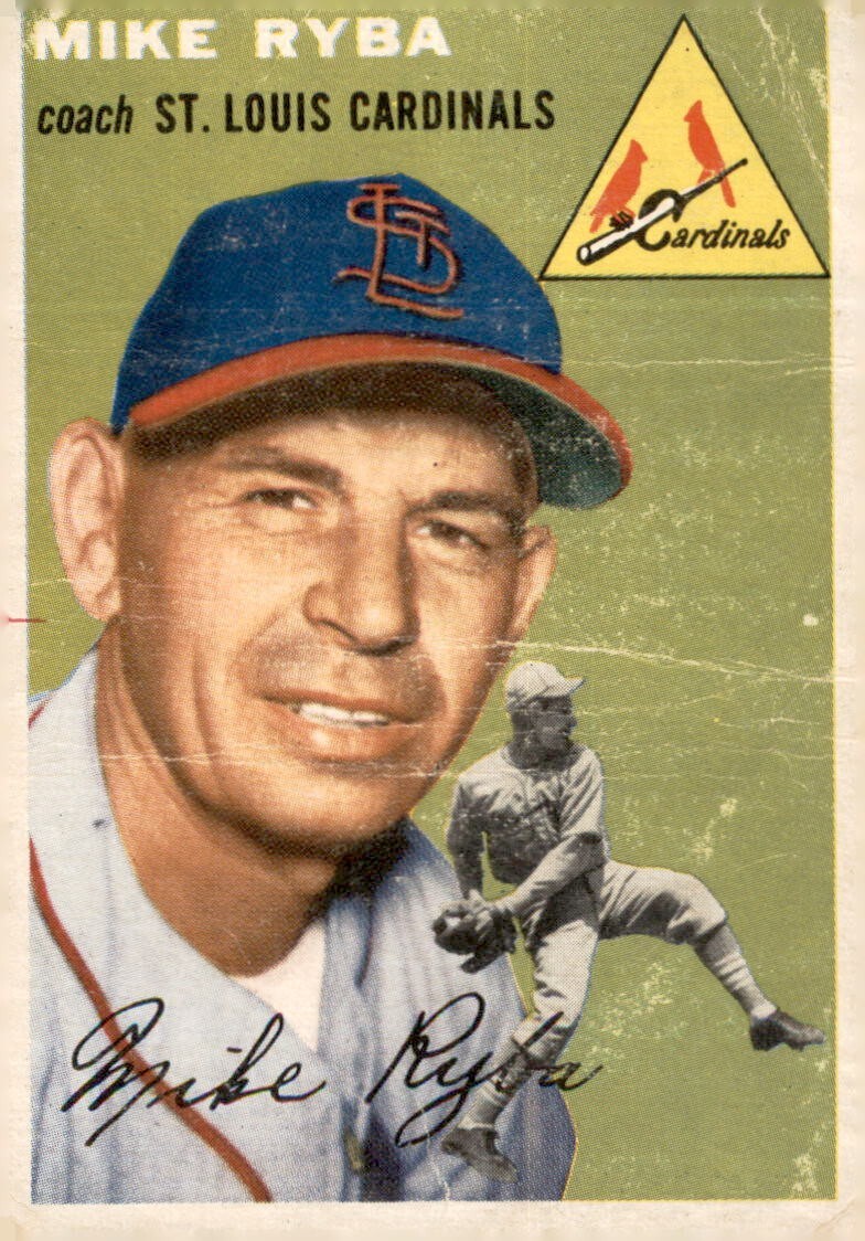 1954 Topps #237 Mike Ryba St. Louis Cardinals G/VG (Creased)