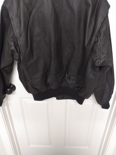 United States Navy Landing Leathers Bomber Jacket Size Small USA - Bild 4 von 12