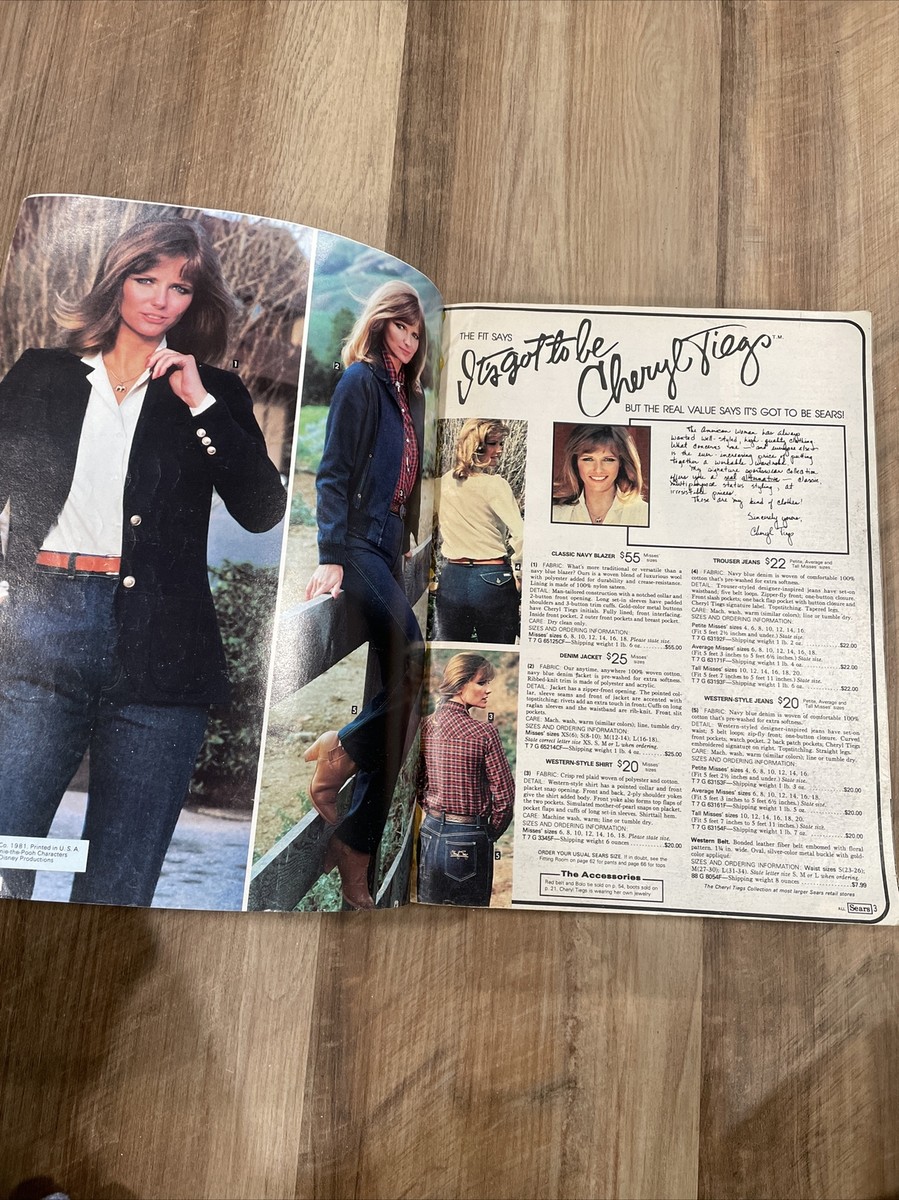 1981 Sears Roebuck & Co. Fall & Winter Catalog - Cheryl Tiegs