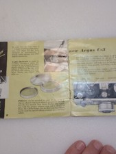 Vintage Argus C3 C-3 Camera Owner's Manual Original 35mm, and catalog