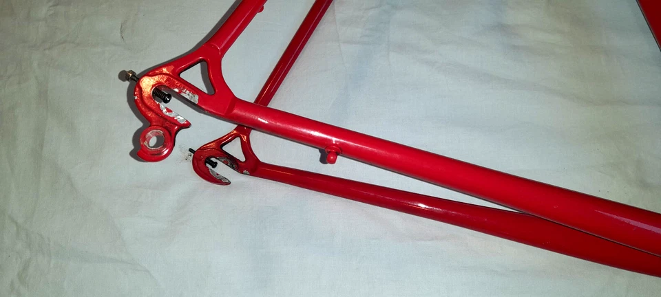 Pinarello Veneto Rennradrahmen,Rh 60cm, Stah,Vintage,mit Gabel, frühe 90er jahre - Bild 4 von 4