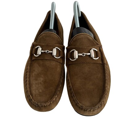 Allen Edmonds SEBASTIAN BIT Driving Loafers Olive Green Suede Shoes Mens 11 3E Suede Mint Green Loafers Mens Sebastian Bit Driving Loafer  main image 3