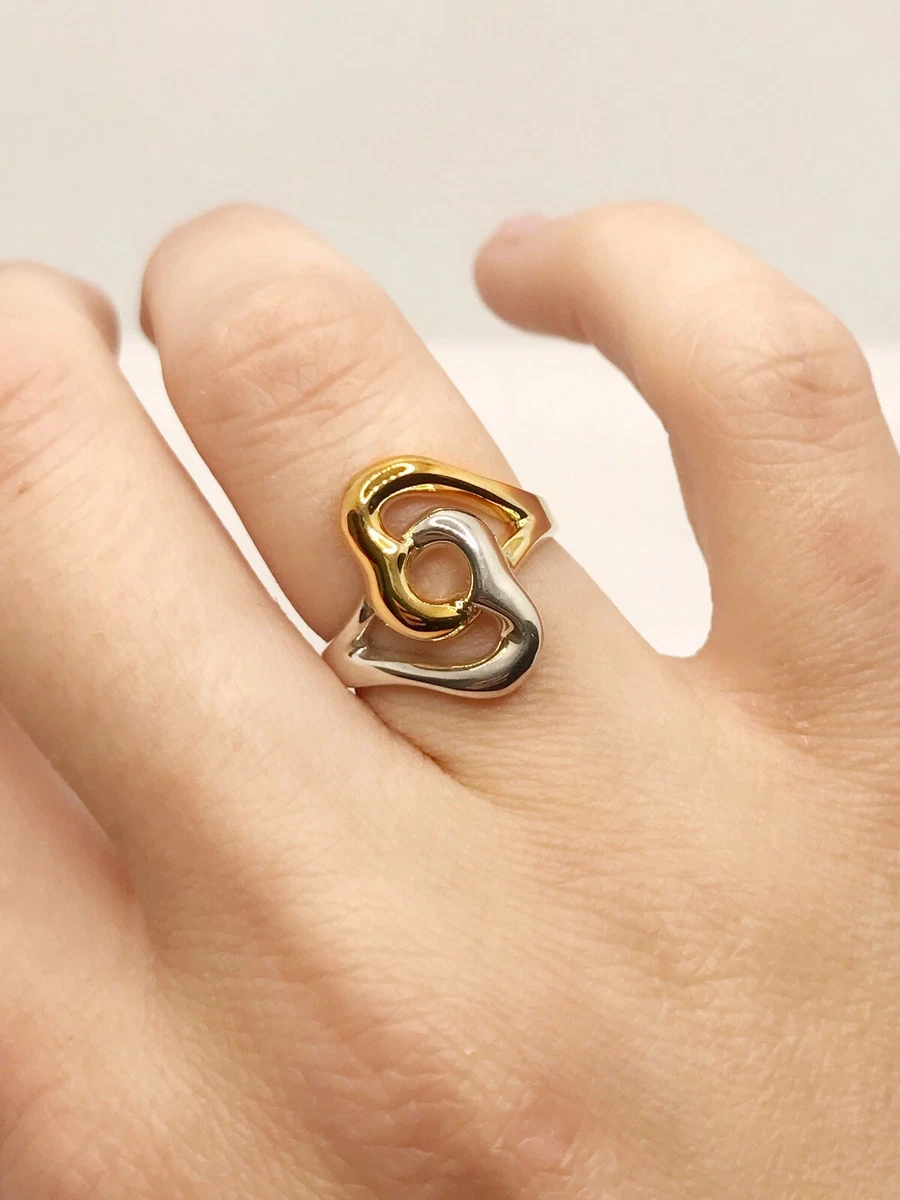 Tiffany and co 2024 double heart ring