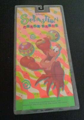 DISNEY Vintage SEBASTIAN PARTY GRAS Cassette Tape Lyric Book NEW Little Mermaid