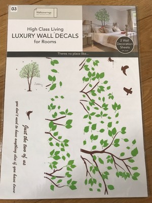 DUNELM Luxury Wall Decals. Wall Stickers For Rooms. | eBay
