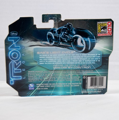 Sam's Light Cycle Tron Legacy Limited Edition Druckguss SDCC Spin Master 2010 NEU - Bild 2 von 2