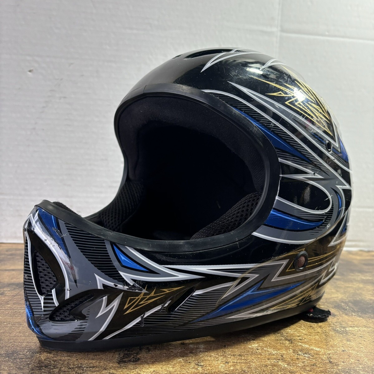 Bell Exodus T-40 Full Face Racing Helmet Size Large 1040G 56-59cm