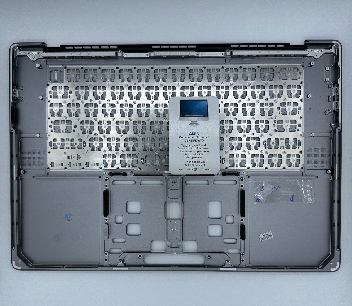 Tastiera layout Topcase 🇺🇸 Americana Usa Space Gray Macbook Pro A2485 M1 2021 foto 2