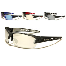 X Loop Sunglasses Sport Mirror Plastic Half Frame Driving Running Baseball Men.