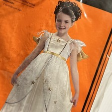 Angel Halloween Costume Girls Small 4-6x Dress Wings Brand New In Package/122b