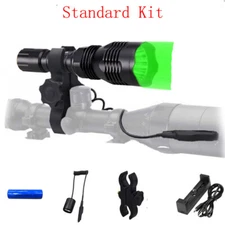 UniqueFire HS-802  Red Green White LED Hog Hunting Camping Flashlight Kit