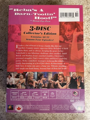 Reba TV DVD Seasons 2-4 Reba McEntire Seasons 2, 3 And 4 Box Set - Picture 5 of 5