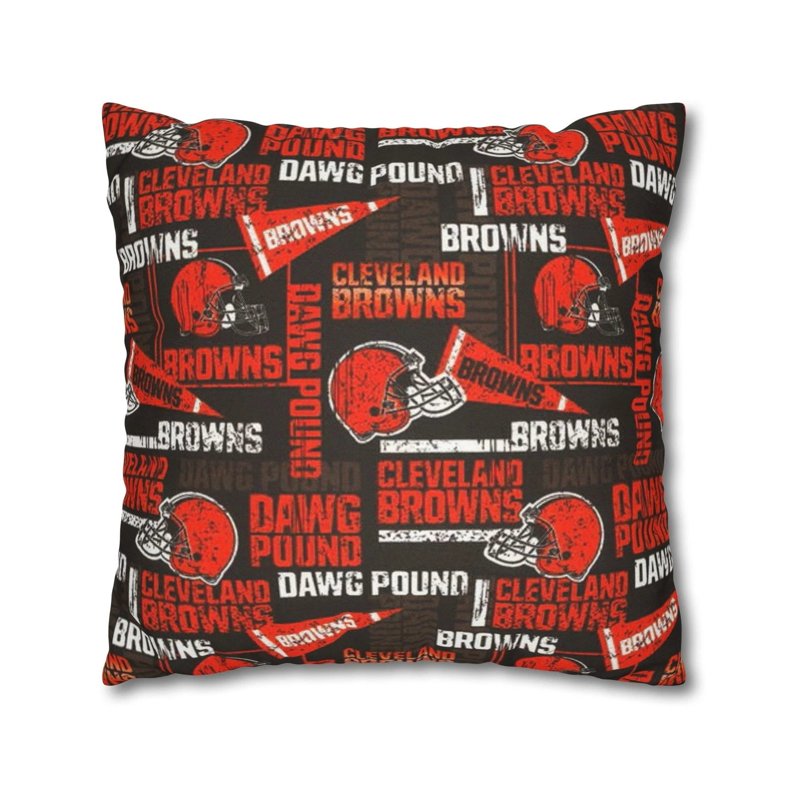 Cleveland Browns Spun Square Pillow Cover
