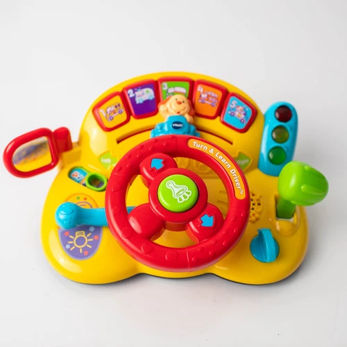 VTech Turn and Learn Driver Toy For Kids Educational Sound Music Ages 2+ 