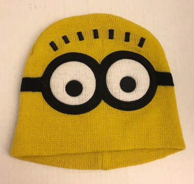 kids yellow winter hat