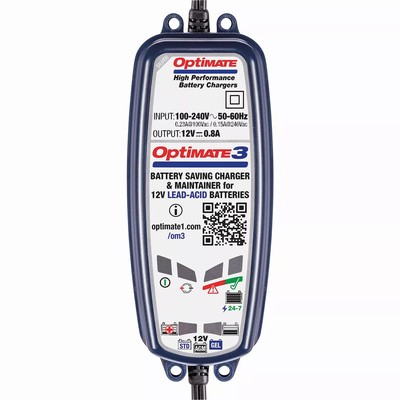TECMATE TM430 AKKU LADEGERÄT OPTIMATE 3 12V BUELL S3 THUNDERBOLT 1999