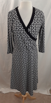 white christmas dresses Tommy Bahama Women's Clara Faux-Wrap Dress - Black