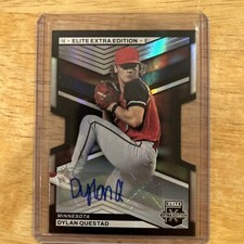 2023 Elite Extra Edition Base Auto Diecut /399 #112 Dylan Questad