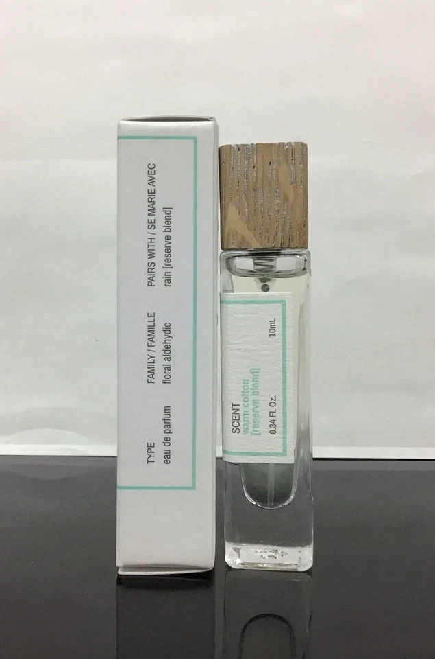 Clean Reserve теплая хлопковая парфюмированная вода спрей дорожный размер 0,34 жидк. унц., новая в коробке - Изображение 2 из 4