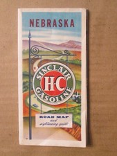 Sinclair Highway Road Map of Nebraska 1950