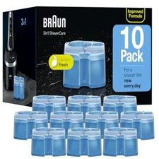 Braun Clean & Renew Refill Cartridges CCR, Replacement Shaver Cleaner Solution f