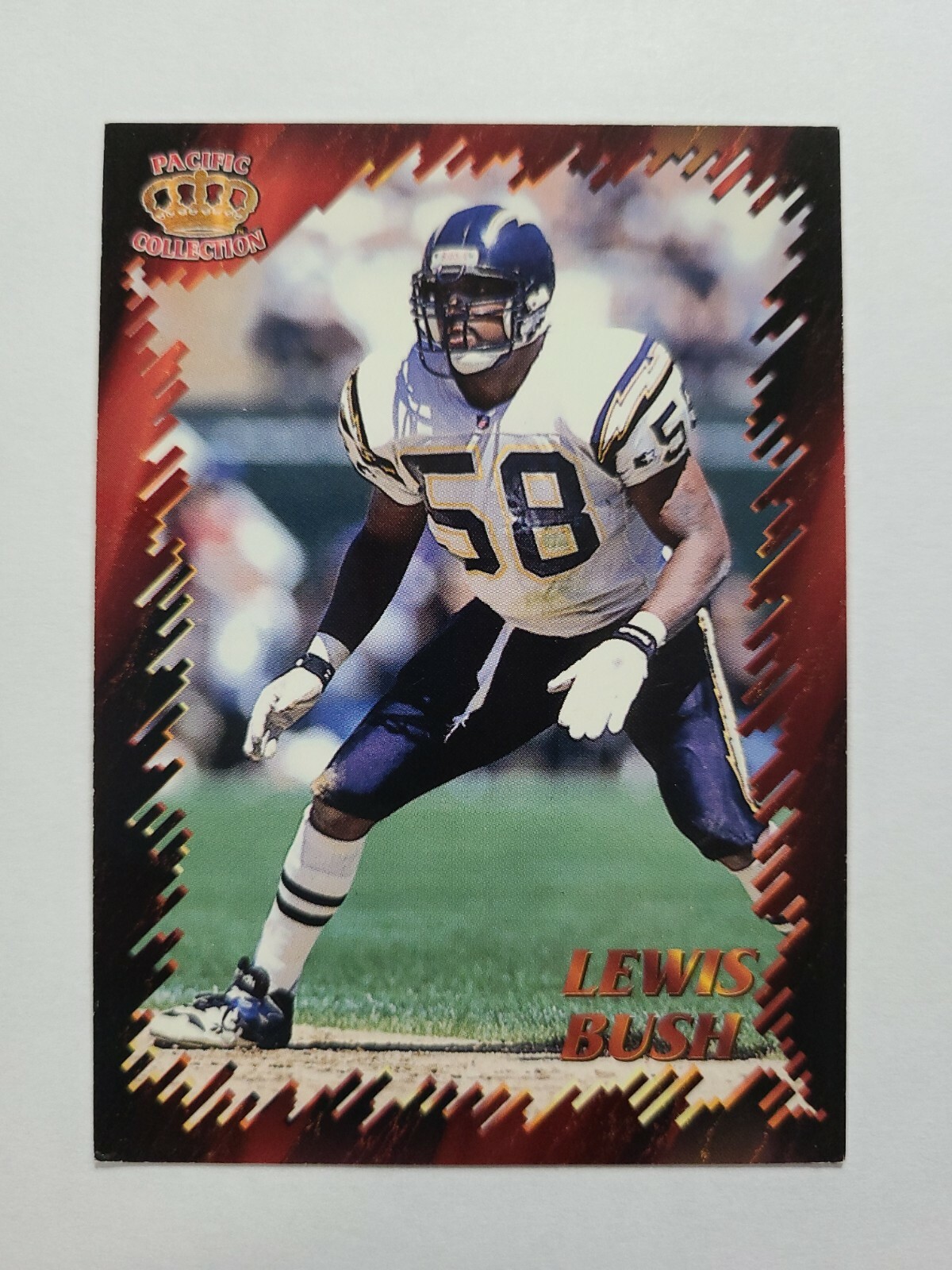 LEWIS BUSH 1996 PACIFIC CROWN COLLECTION FOOTBALL CARD # BKS-83 E6121 | eBay
