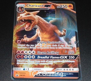 Charizard Gx Sm195 Sm Black Star Promo Detetive Cartão