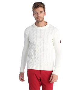 maglione bianco uomo