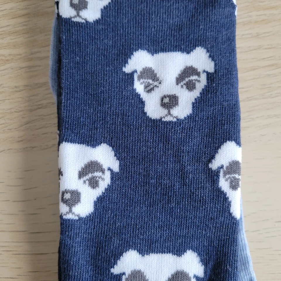 Calcetines Nintendo ANIMAL CROSSING Talla 6.5-12 KK Slider Island Tour Crew 2 Pares NUEVO Foto 4 de 4