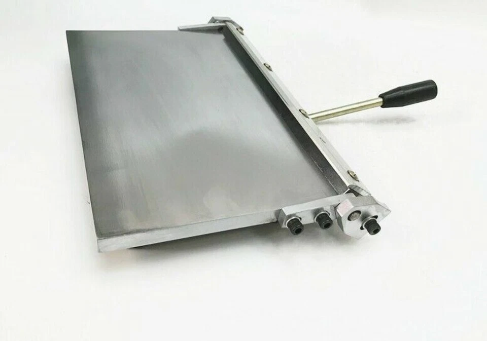 Máquina plegable manual de papel PU de cuero de 350 mm/14"" para plegar hojas de acero inoxidable Foto 3 de 4