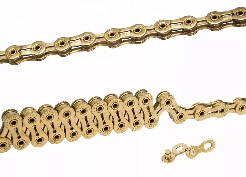 7/8/9/10/11 Speed Bicycle Chain Silver Gold Rainbow Road Mountain Gravel Bike