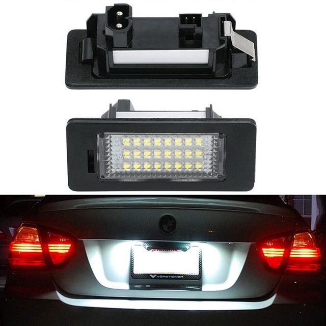 For BMW E60 E90 E39 F10 E82 E88 E91 E92 E39 E61 X1 X5 X3 LED License
