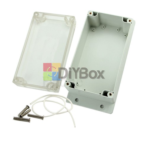 1PCS 158x90x65mm Clear Plastic Electronic Project Box Enclosure Cover CASE US - Picture 2 of 6