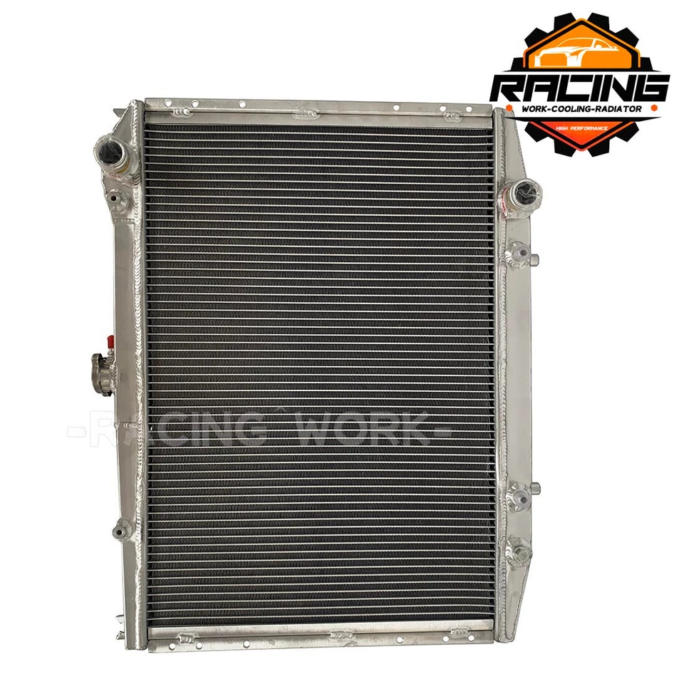 Radiador completo de aluminio para camioneta Nissan D21 Pathfinder 1986-2004 1987 1988 2,4 L Foto 4 de 4