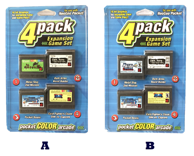 NEO GEO Pocket Color Games 4 Pack Expansion Game Set | eBay
